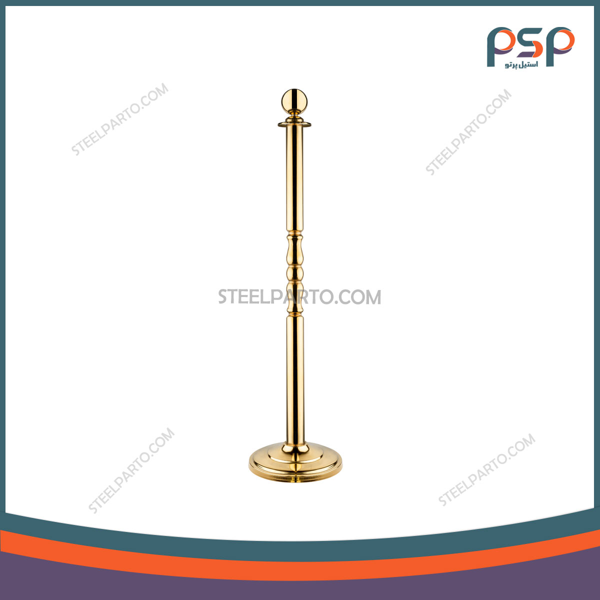 پایه تشریفات مدل دوسرگلابی طلایی