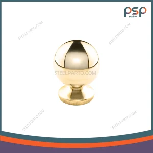 گوی و پایه استیل طلایی