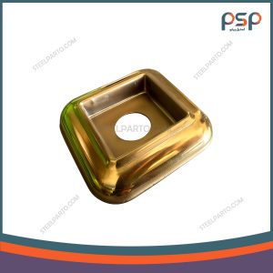 نعلبکی 40*40 طلایی